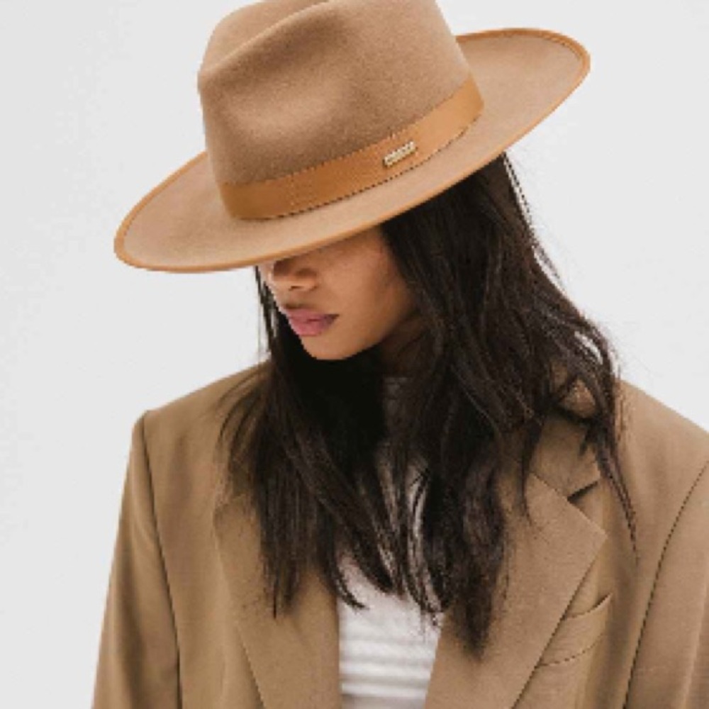 GIGI PIP MONROE RANCHER FEDORA HAT Classic Camel Fedora Hat 57cm